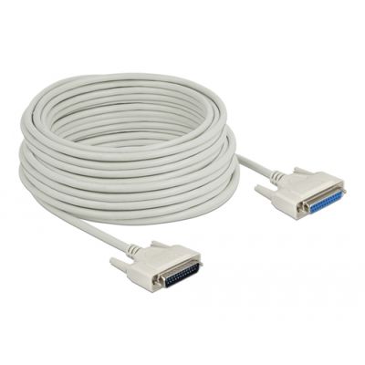 DeLOCK 83682 Serien-Kabel Beige 20 m D-Sub 25 Pin