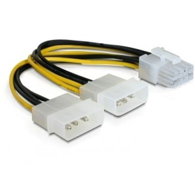 DeLOCK PCI Express power Mehrfarbig 0,30 m