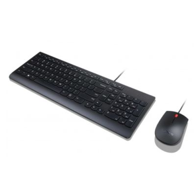Lenovo 4X30L79914 Tastatur Maus enthalten USB Slowakisch Schwarz