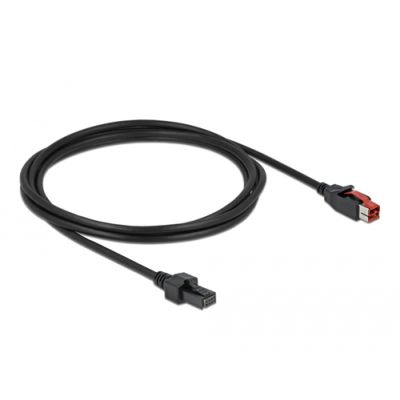 DeLOCK 85951 Paralleles Kabel Schwarz 2 m