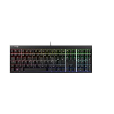 CHERRY MX 2.0S RGB Tastatur USB AZERTY Französisch Schwarz