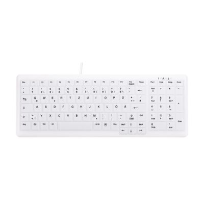 CHERRY AK-C7000 Tastatur USB QWERTZ Deutsch Weiß