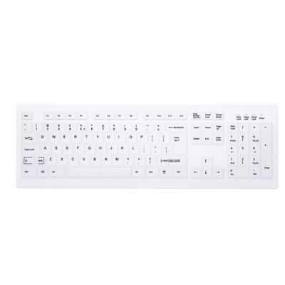CHERRY AK-C8100F-FU1-W/US Tastatur RF Wireless QWERTY US Englisch Weiß