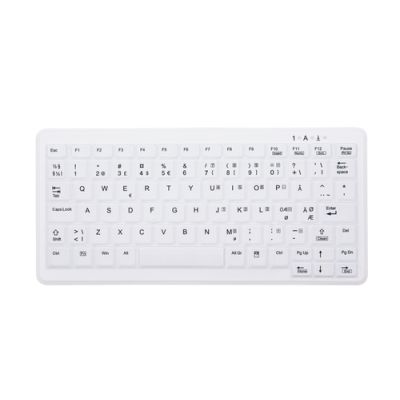 CHERRY AK-C4110 Tastatur RF Wireless QWERTY Norwegisch Weiß