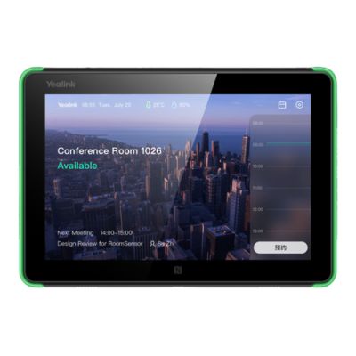 Yealink RoomPanel 20,3 cm (8") 1280 x 800 Pixel LCD 802.11a, 802.11b, 802.11g, Wi-Fi 4 (802.11n), Wi-Fi 5 (802.11ac) Schwarz Bluetooth