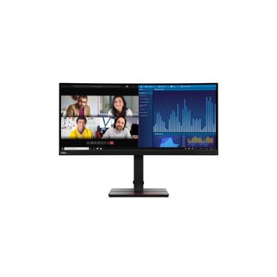 Lenovo ThinkVision P34w-20 LED display 86,7 cm (34.1") 3440 x 1440 Pixel Wide Quad HD Schwarz