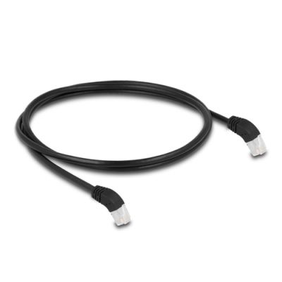 DeLOCK 80275 Netzwerkkabel Schwarz 1 m Cat6a S/FTP (S-STP)