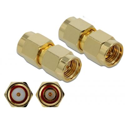 DeLOCK 89970 Drahtverbinder SMA, SMA Gold