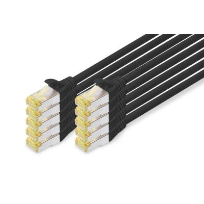 Digitus CAT 6A S/FTP Patchkabel, 10 Stück
