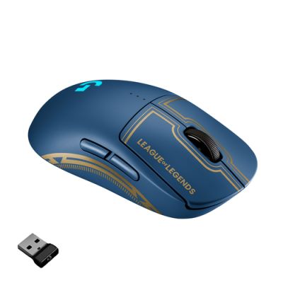Logitech G PRO Wireless Mouse League of Legends Edition Maus Beidhändig RF Wireless Optisch 25600 DPI
