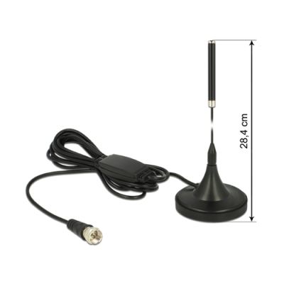 DeLOCK 12413 Netzwerk-Antenne Omnidirektionale Antenne F-Typ 21 dBi