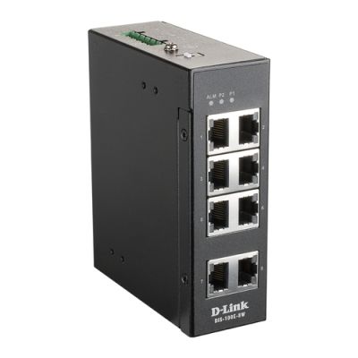 D-Link DIS-100E-8W Netzwerk-Switch Unmanaged L2 Fast Ethernet (10/100) Schwarz