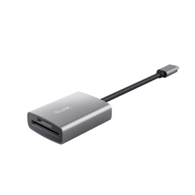 Trust 24136 Kartenleser USB 3.2 Gen 1 (3.1 Gen 1) Type-C Aluminium
