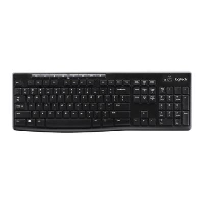 Logitech Wireless Keyboard K270 Tastatur RF Wireless QWERTY UK Englisch Schwarz