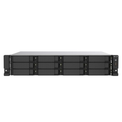 QNAP TS-1273AU-RP-8G NAS & Speicherserver Rack (2U) Ethernet/LAN Aluminium, Schwarz V1500B