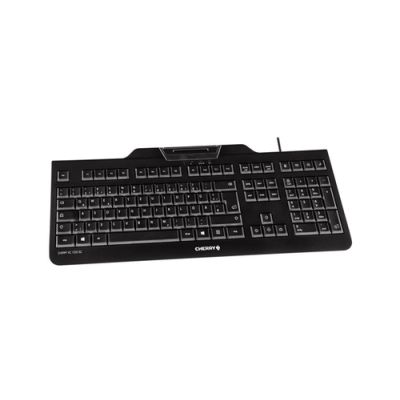 CHERRY KC 1000 SC Tastatur USB Nordisch Schwarz