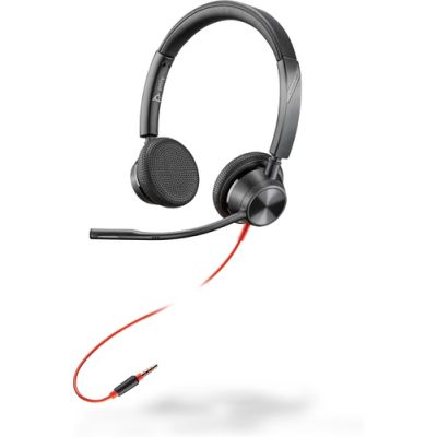 POLY Blackwire 3325-M Microsoft Teams Certified USB-C 3.5mm Stereo Headset