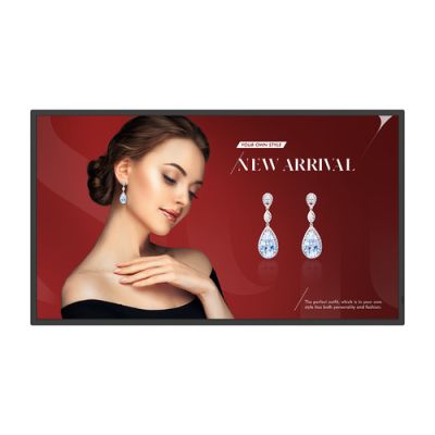 BenQ ST4302S Digital Signage Flachbildschirm 109,2 cm (43") LCD 400 cd/m² 4K Ultra HD Schwarz Eingebauter Prozessor Android 8.0 18/7