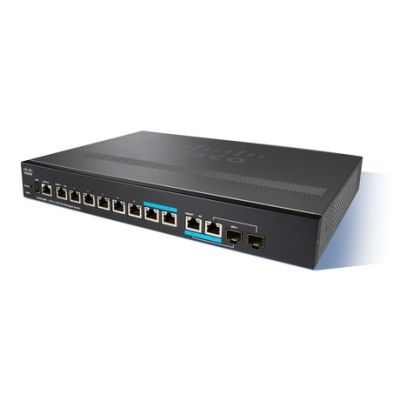 Cisco Small Business SG350-8PD Managed L2/L3 Gigabit Ethernet (10/100/1000) Power over Ethernet (PoE) 1U Schwarz