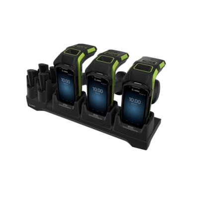 Zebra CR40-3S4T-TC5-G-01 Ladegerät für Mobilgeräte Tragbarer Rechner Schwarz AC Drinnen