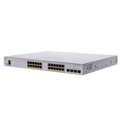 Cisco CBS350-24FP-4X-UK Netzwerk-Switch Managed L2/L3 Gigabit Ethernet (10/100/1000) Power over Ethernet (PoE) Silber