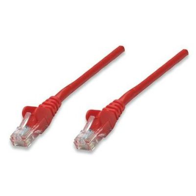 Intellinet Netzwerkkabel, Cat6, U/UTP, CCA, Cat6-kompatibel, RJ45-Stecker/RJ45-Stecker, 15,0 m, rot