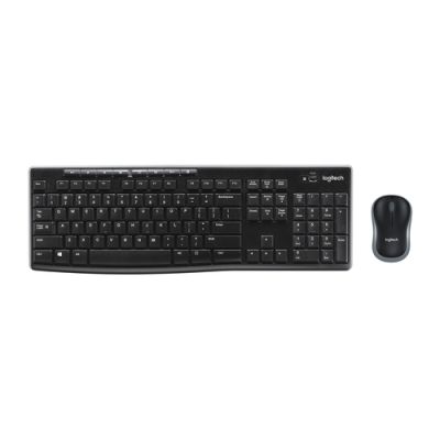 Logitech MK270 Tastatur Maus enthalten RF Wireless Nordisch Schwarz