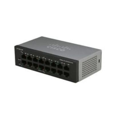 Cisco Small Business SF110D-16HP Unmanaged L2 Fast Ethernet (10/100) Power over Ethernet (PoE) 1U Schwarz