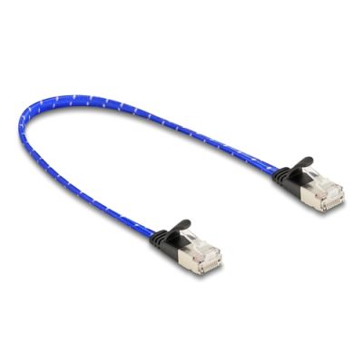 DeLOCK 80381 Netzwerkkabel Blau 0,3 m Cat6a U/FTP (STP)
