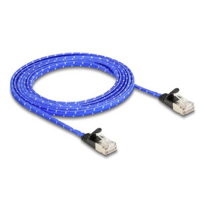 DeLOCK 80384 Netzwerkkabel Blau 2 m Cat6a U/FTP (STP)